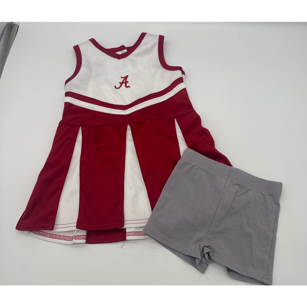 Hanes ALABAMA Cheerleader Dress 3T Red White